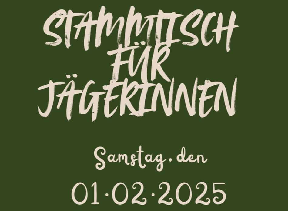 Jägerinnenstammtisch