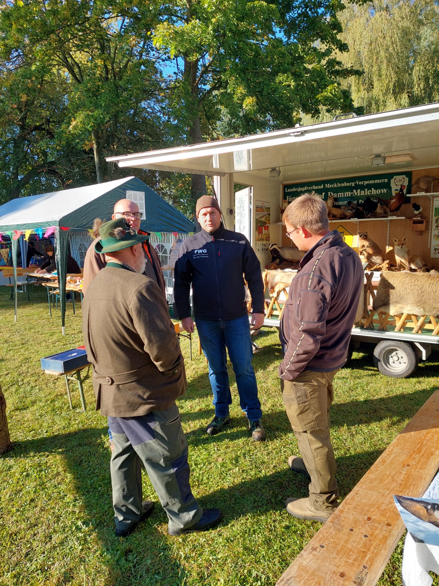 Jv-Nordvorpommern._Tribsees Bürgerfest Tribsees Hegering Stand