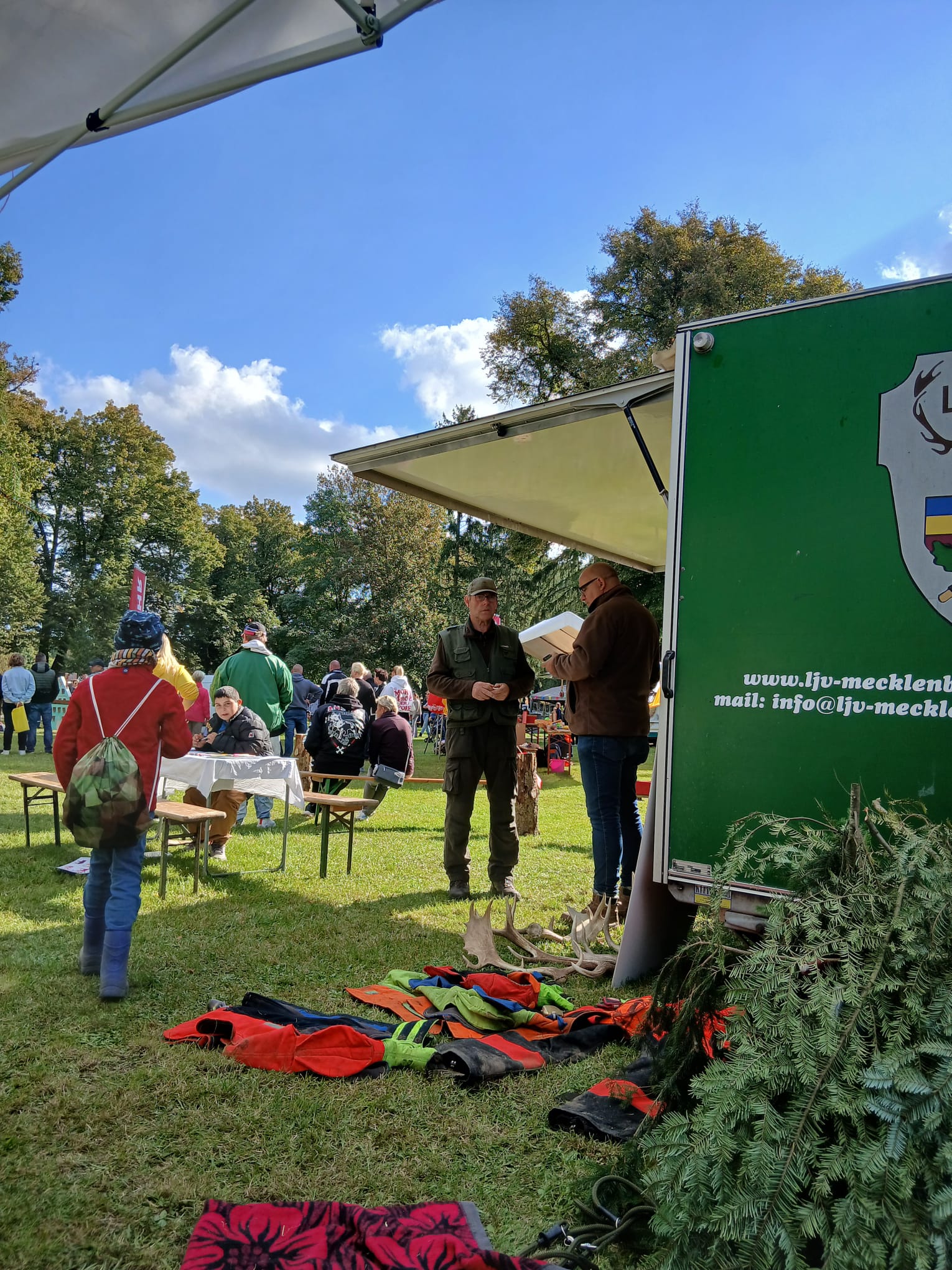 Jv-Nordvorpommern._Tribsees3 Bürgerfest Tribsees Hegering Stand