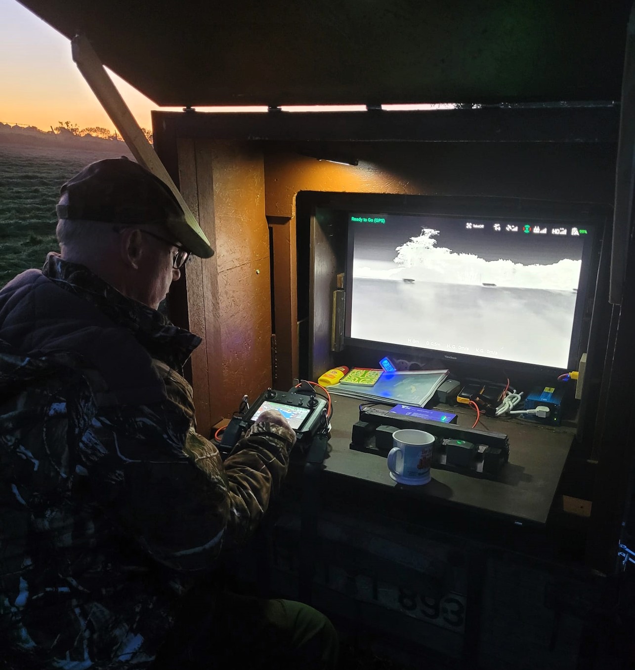 das Team vom Hegering Schuenhagen im Einsatz